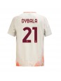 AS Roma Paulo Dybala #21 Venkovní Dres 2024-25 Krátký Rukáv